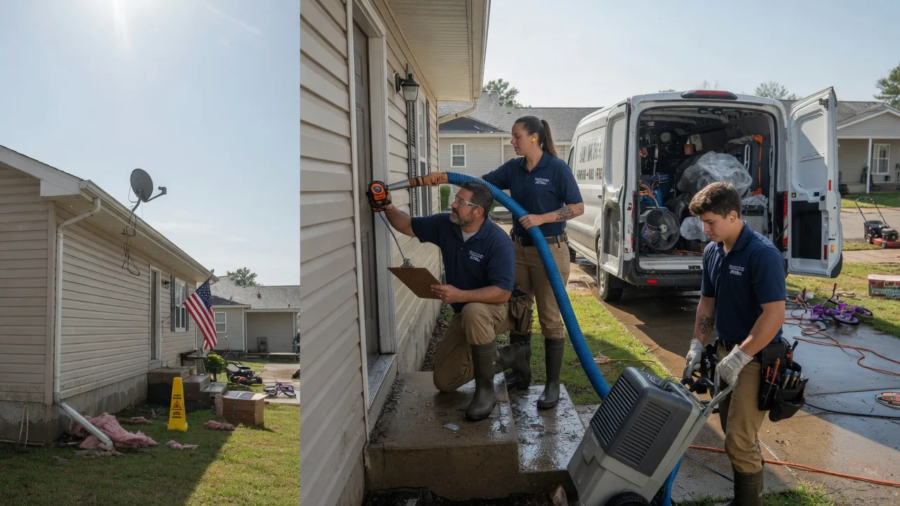 Ceiling Water Damage Restoration in Charleston, ME near me